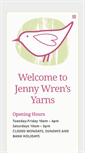 Mobile Screenshot of jennywrensyarns.co.uk